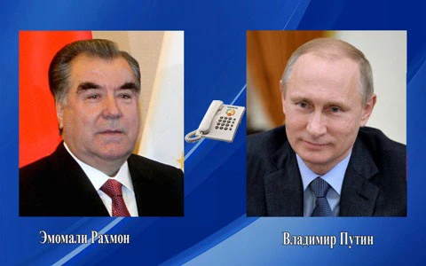 🟡 Телефонный разговор Эмомали Рахмона с Владимиром Путиным
