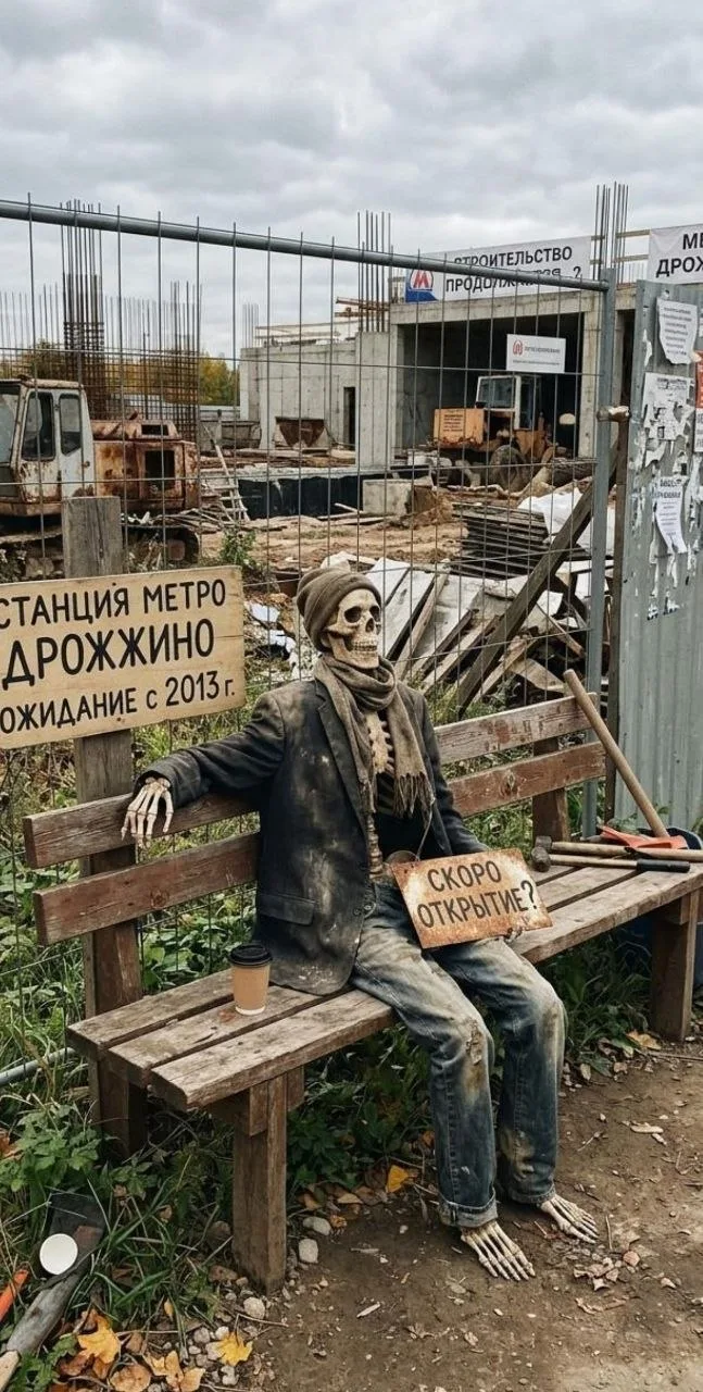 Всё, расходимся.. Как и ожидалось,  метро в Дрожжино не будет.