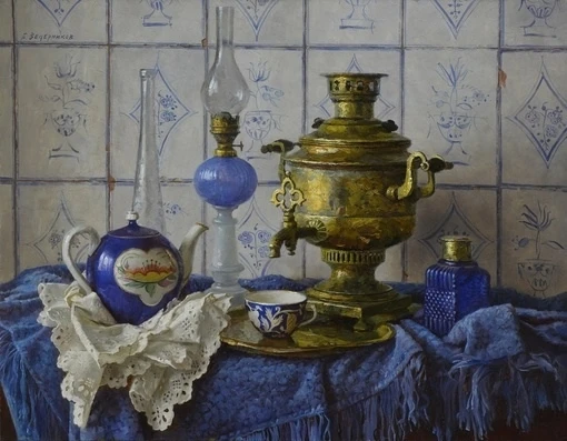 «Самовар у печи» Бориса Ведерникова.