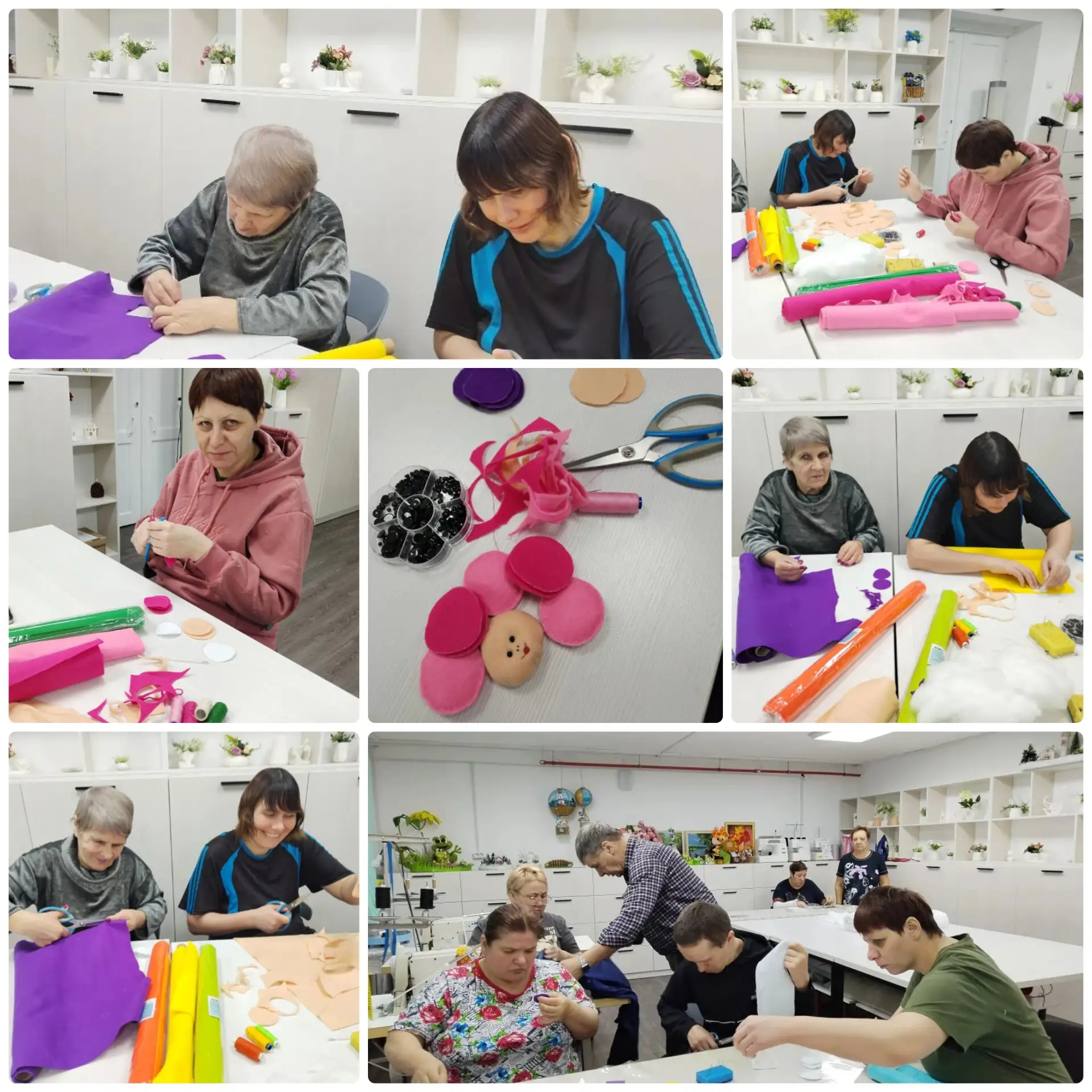 🙌На занятиях в творческой мастерской проживающие постоянно знакомятся с новыми техника...