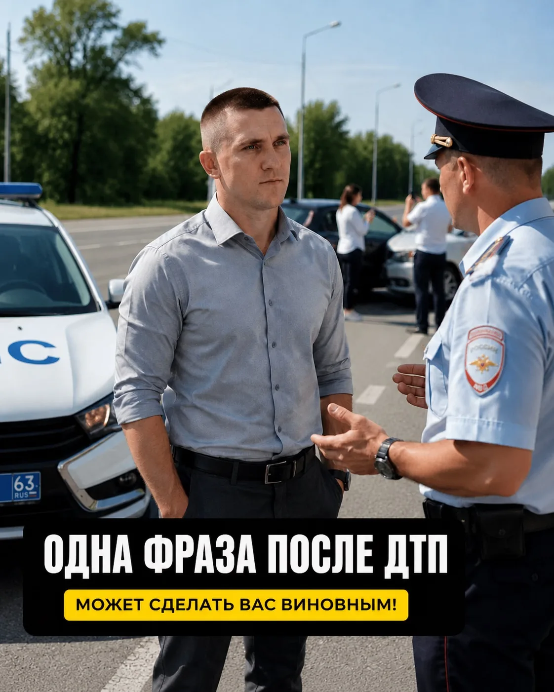 Одна фраза после ДТП может сделать вас виновным!

После ДТП вам зададут один вопрос. Не отвечайте на