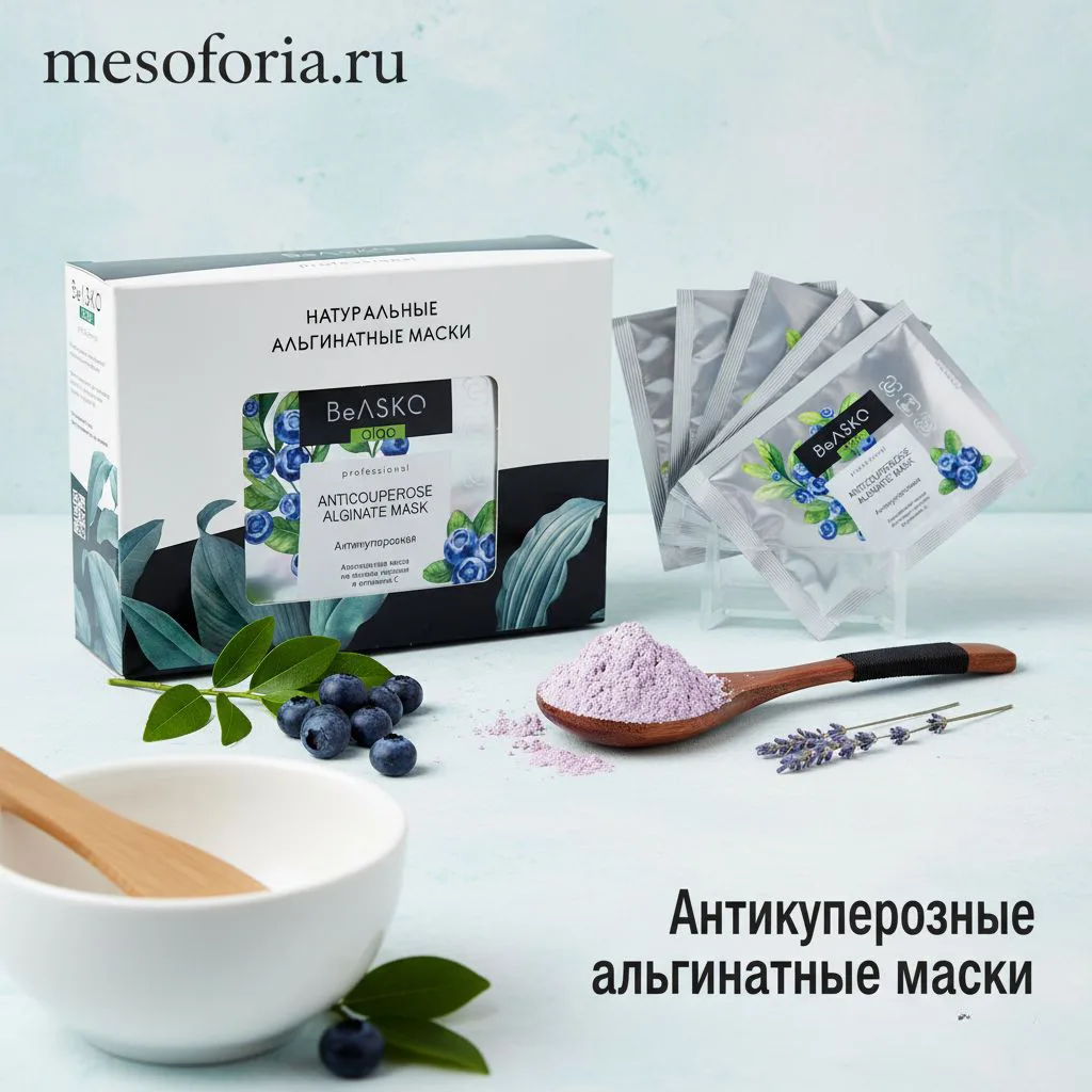 А Вы знали, что альгинатная маска разработана для чувствительной кожи и кожи с куперозо...