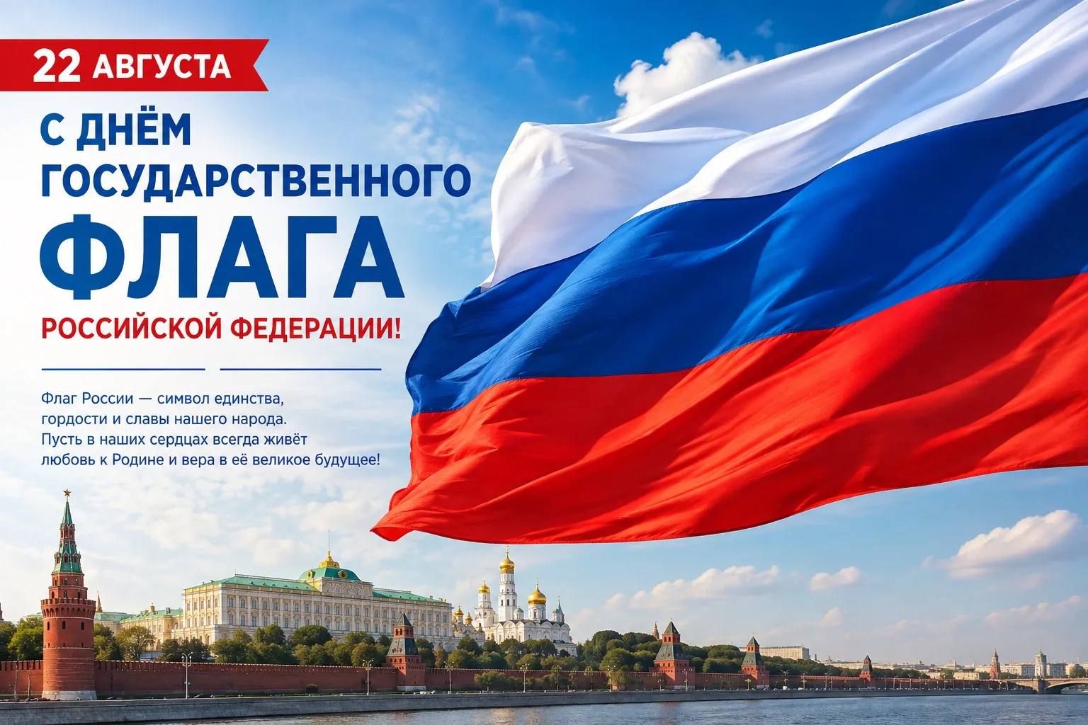 🇷🇺 С Днём Государственного флага Российской Федерации!