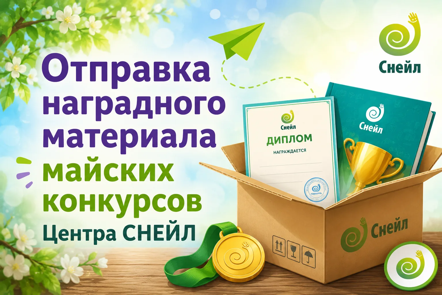 🕯🕯🕯 Отправка наградного материала майских конкурсов Центра СНЕЙЛ