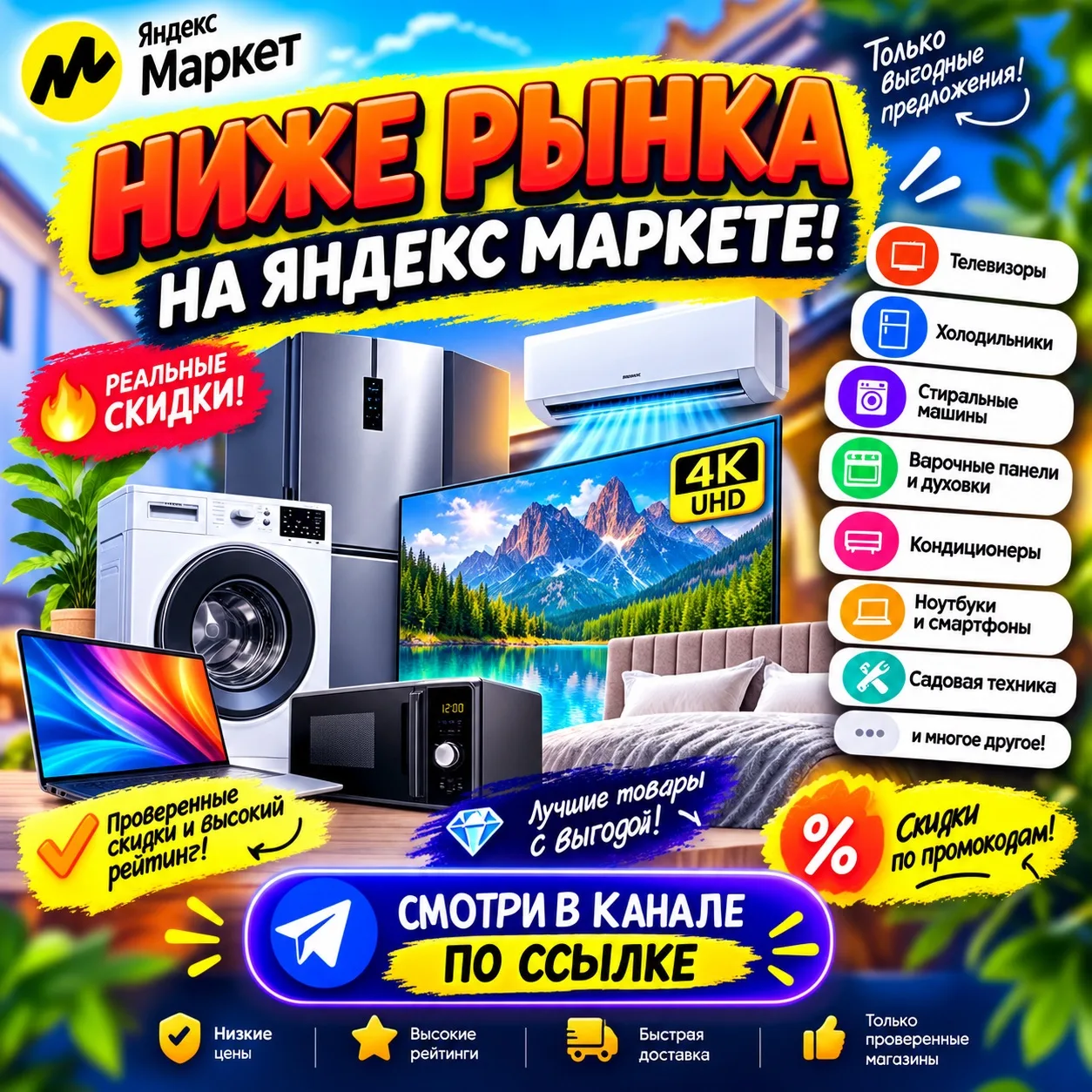 🔥 НИЖЕ РЫНКА НА ЯНДЕКС МАРКЕТЕ!