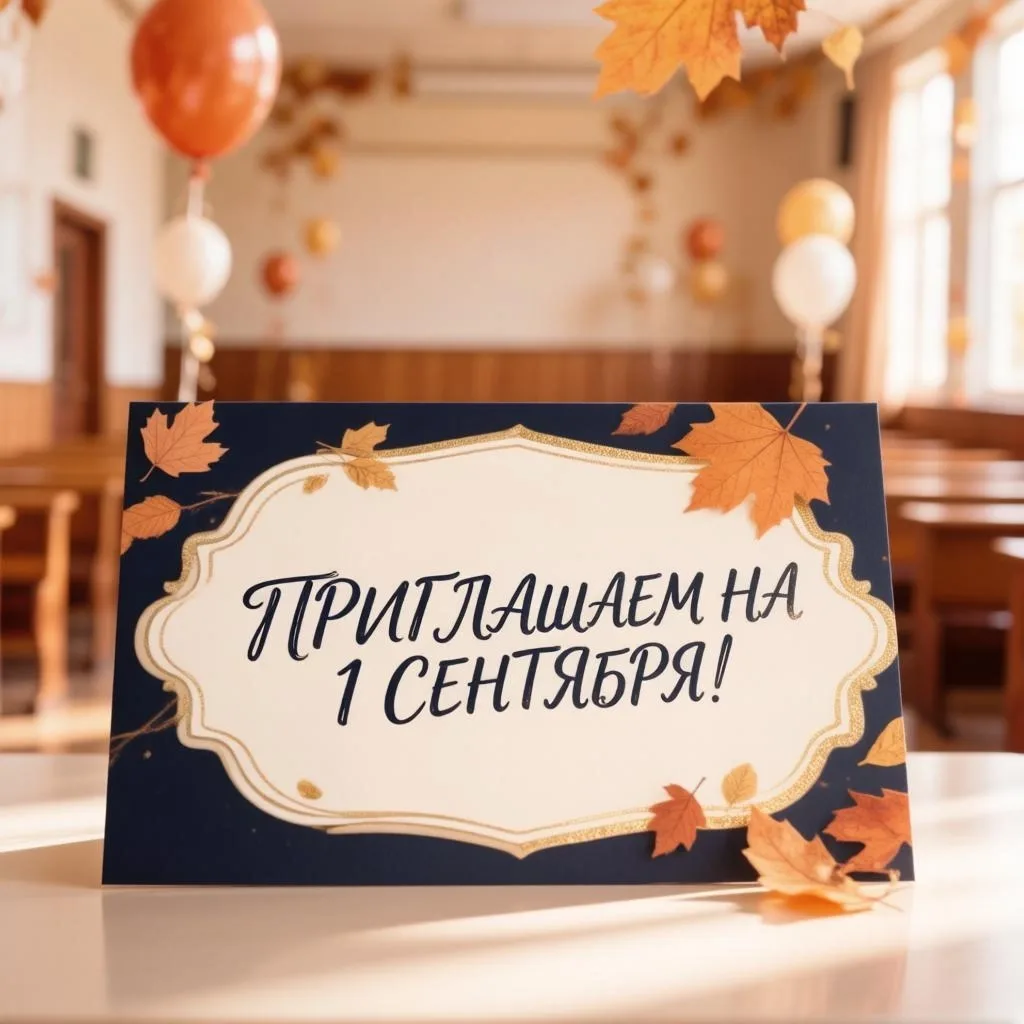 🍂📚 Приглашение на День знаний — 1 сентября 2026 года 🍂📚