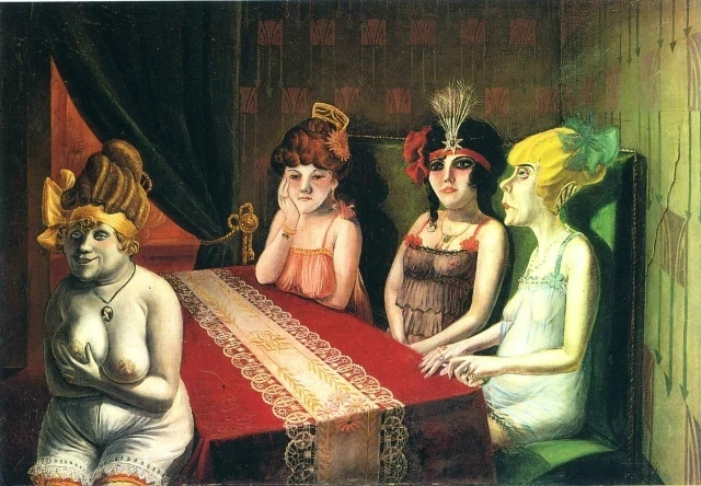"Салон I", Отто Дикс

1921 г. Холст, масло, 86 х 120,5 см. Государственная галерея, Штутгарт

Немецк