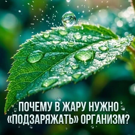 Почему в жару нужно «подзаряжать» организм?