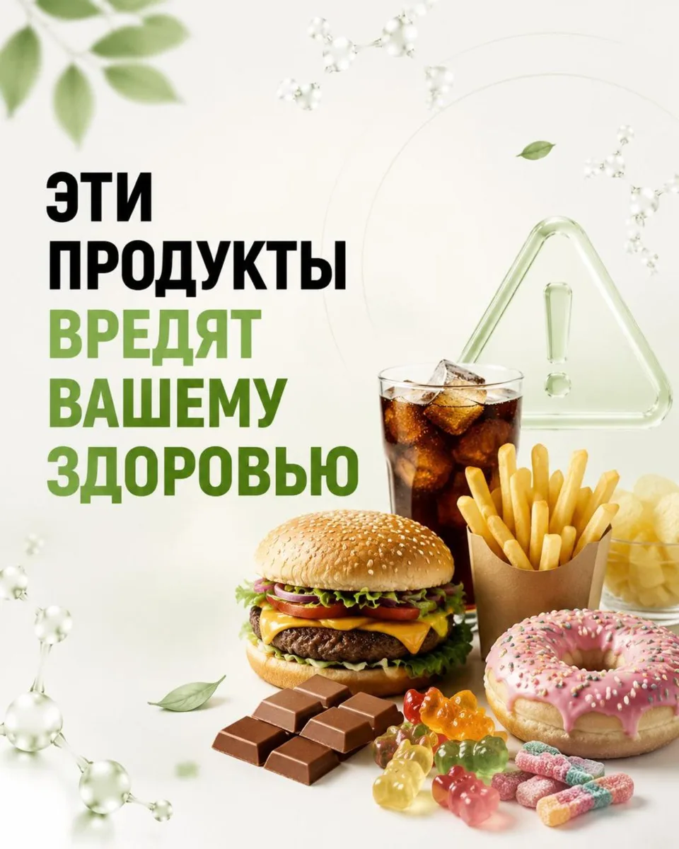 ❗Срочно уберите эти продукты из рациона