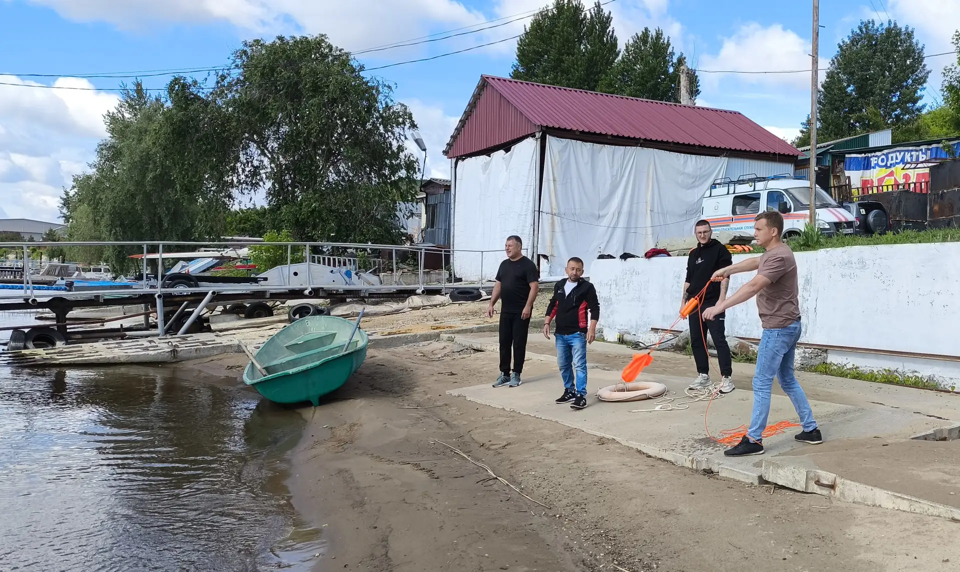 Подготовка матросов-спасателей