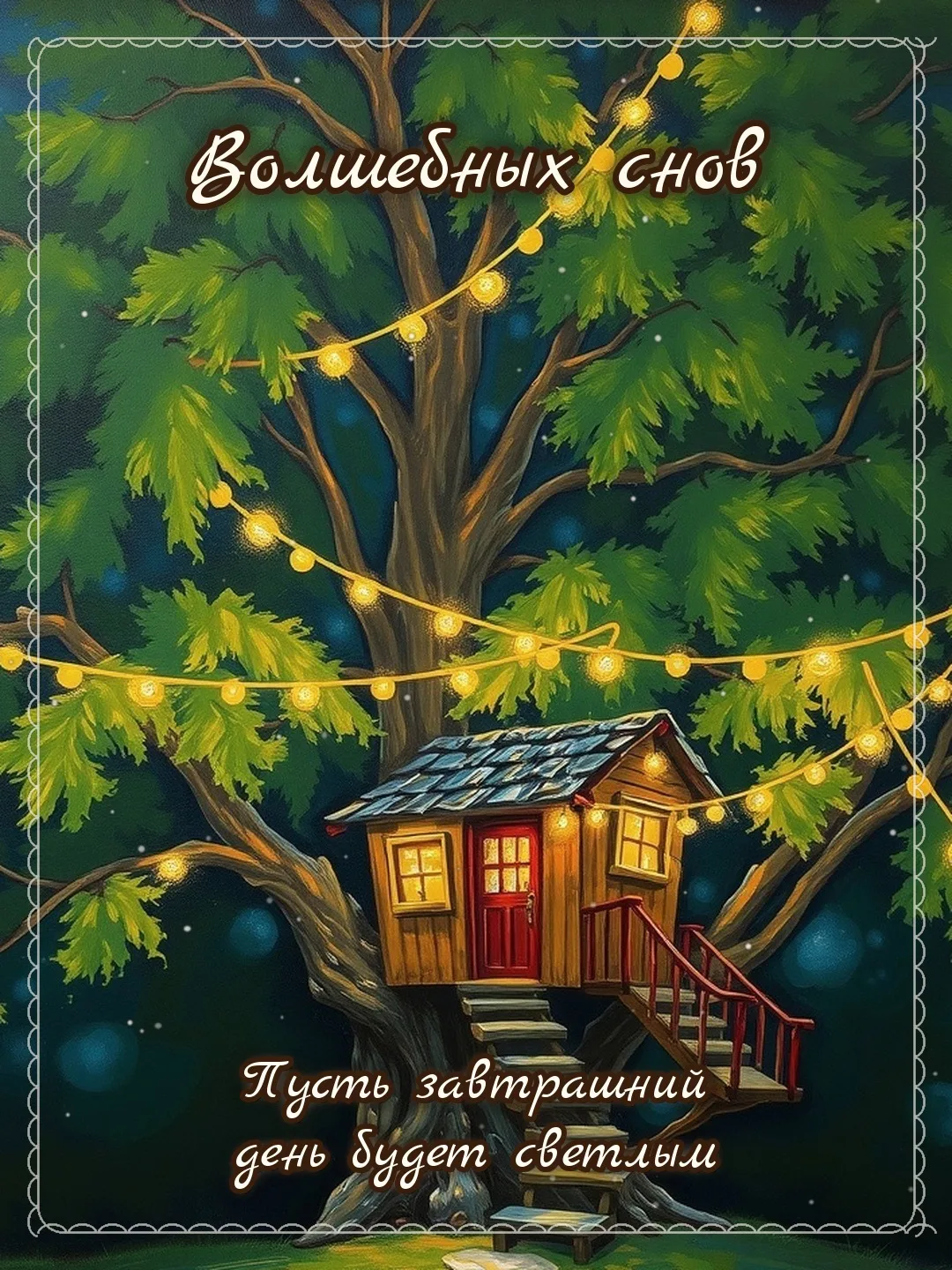 💫 Волшебных снов! Пусть завтрашний день будет светлым.