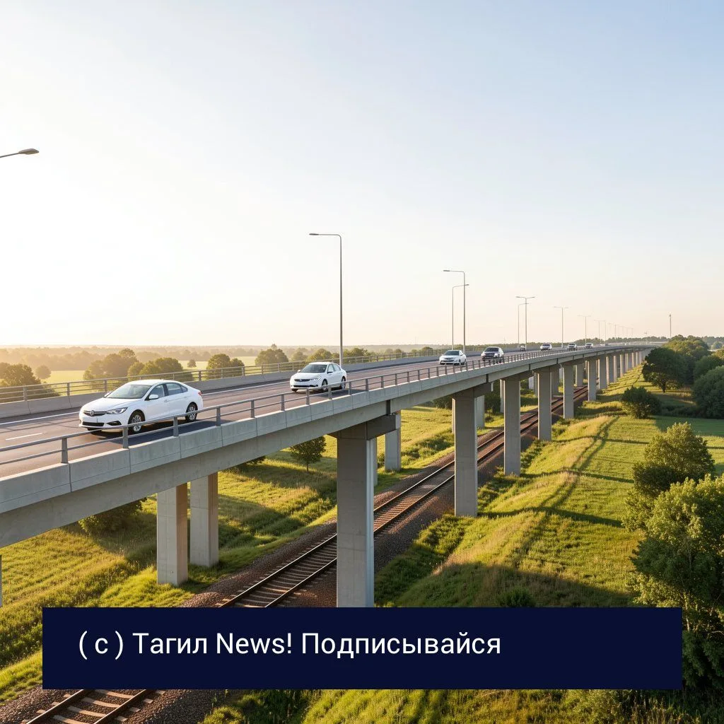 На трассе Екатеринбург — Шадринск — Курган открыли новый путепровод! Теперь автомобилис...