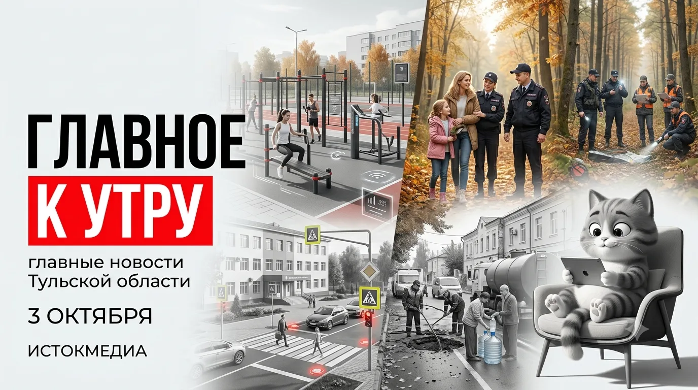 Коммунальная авария, спасение грибников и «умная» спортплощадка. Главное к утру 3 октября