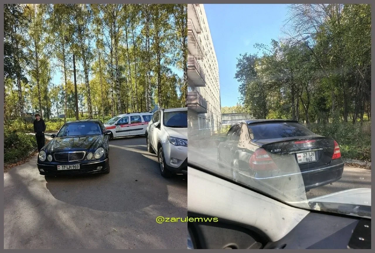 20-летний водитель Mercedes перекрыл проезд у больницы в Новочебоксарске