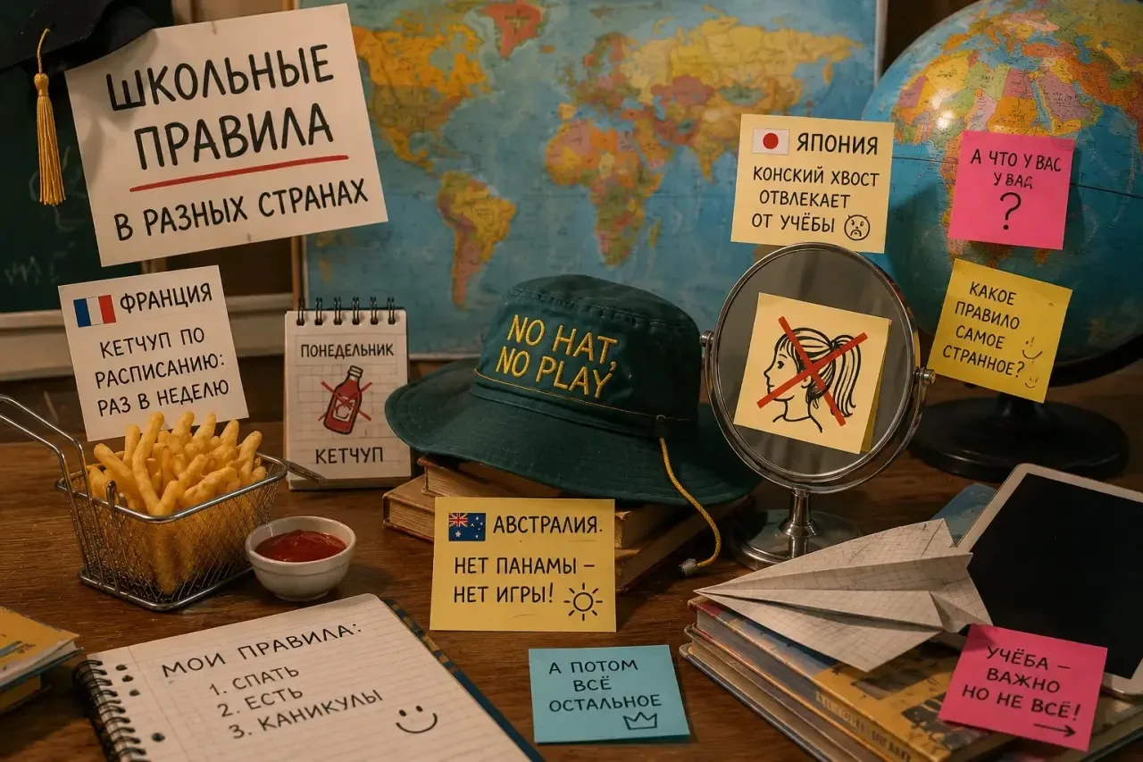 Картошка без кетчупа и «шляпный» закон: странные правила в школах мира 🌍🤪