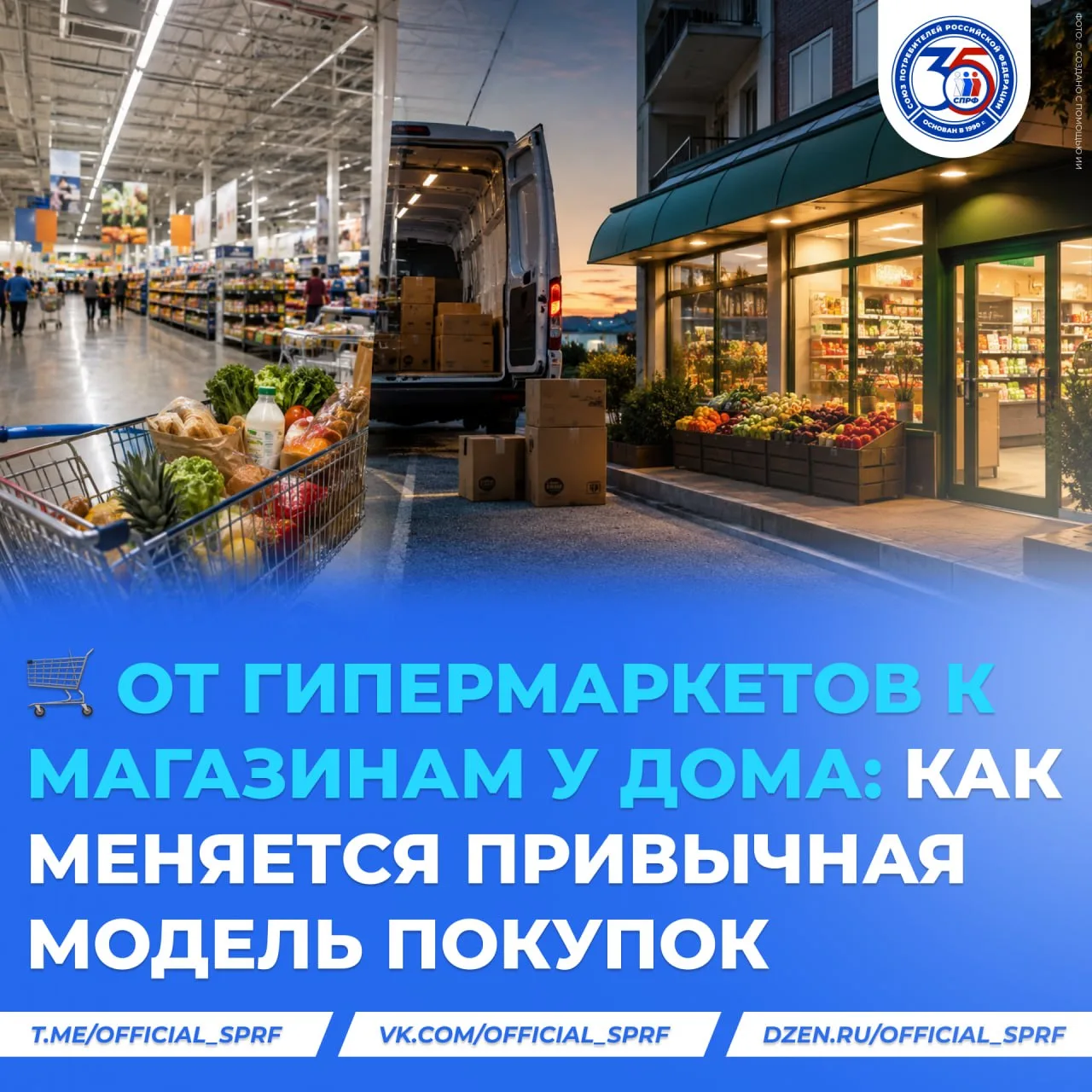 🛒 От гипермаркетов к магазинам у дома: как меняется привычная модель покупок