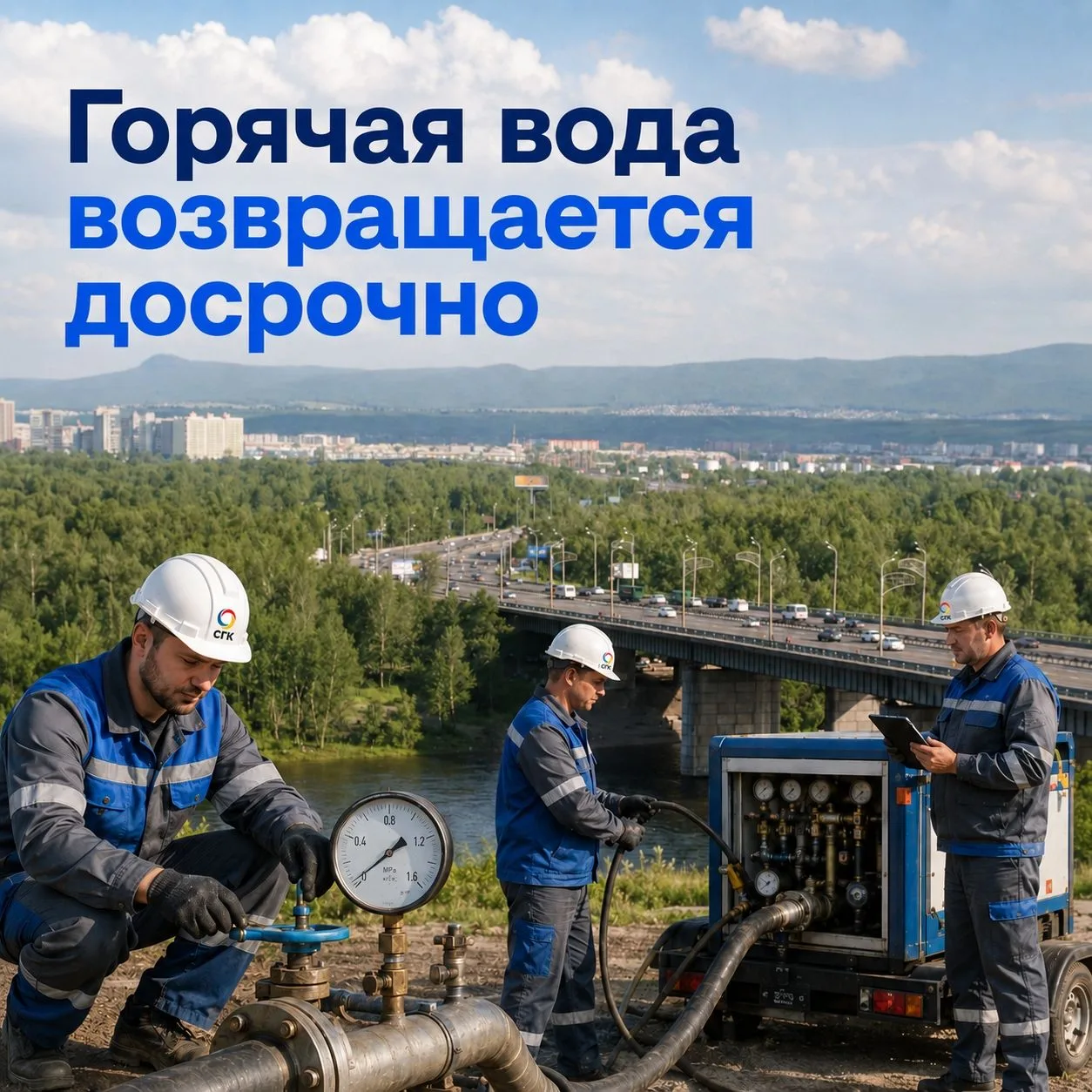 ⚡️Горячая вода досрочно возвращается ещё по нескольким адресам: