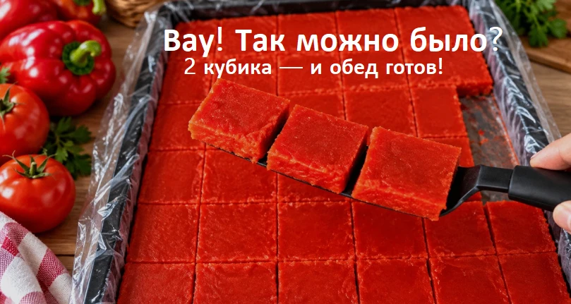 🏺 В копилку мудрости: соус из помидоров и перца на зиму — без банок и стерилизации!