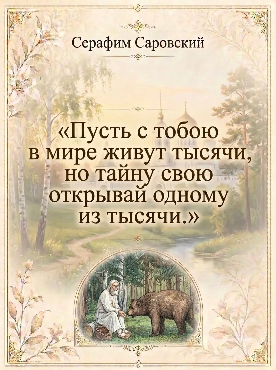 ДОБРОЕ УТРО,
ДОРОГИЕ ПРИХОЖАНЕ!☀️

1 августа - день памяти святого  Серафима Саровского. Чудотворца.
