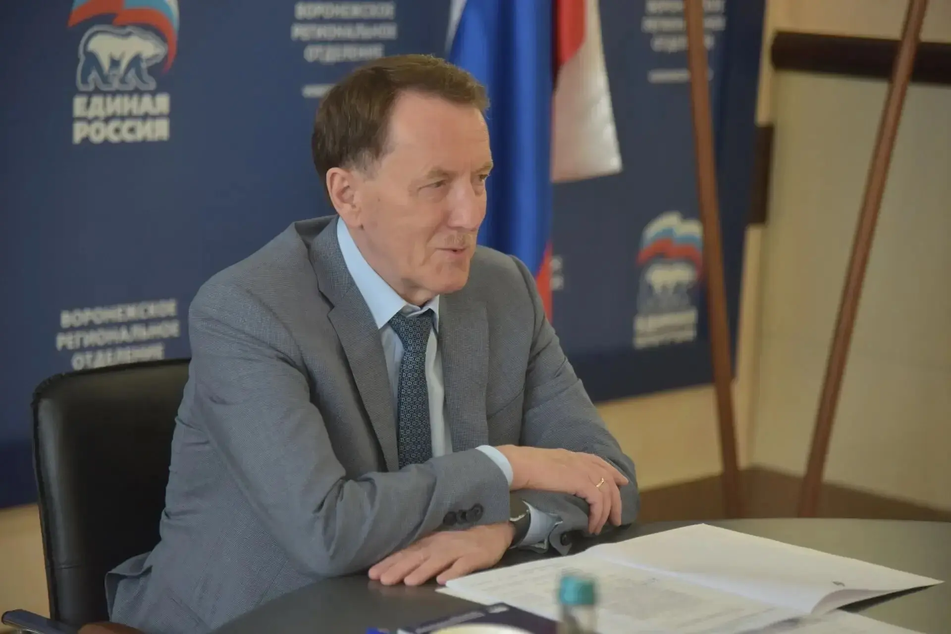 Зампред Госдумы РФ Алексей Гордеев вместе с руководством Воронежской области, представи...