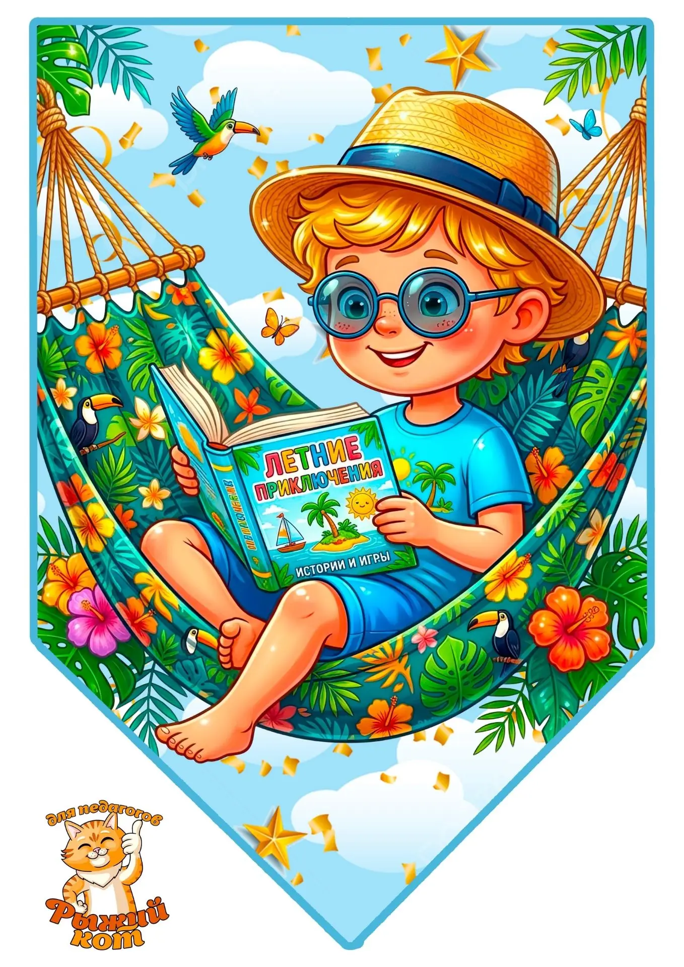 😍БЕСПЛАТНО😍 Флажки для оформления "Лето!" Сохраняйте полезный материал и спасибо за ❤ и благодарно