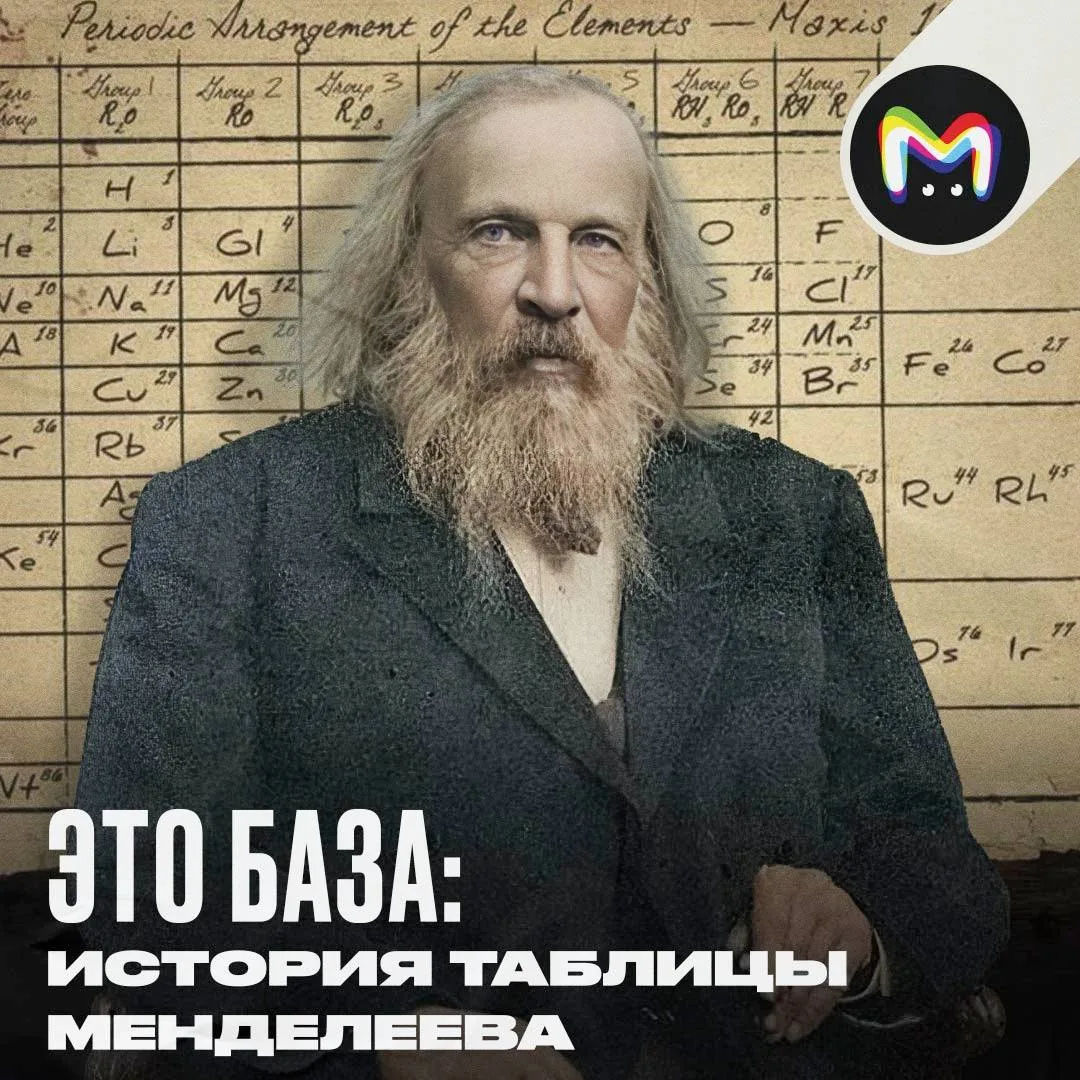 6 марта 1869 года Дмитрий Менделеев представил периодическую систему химических элементов Русскому х