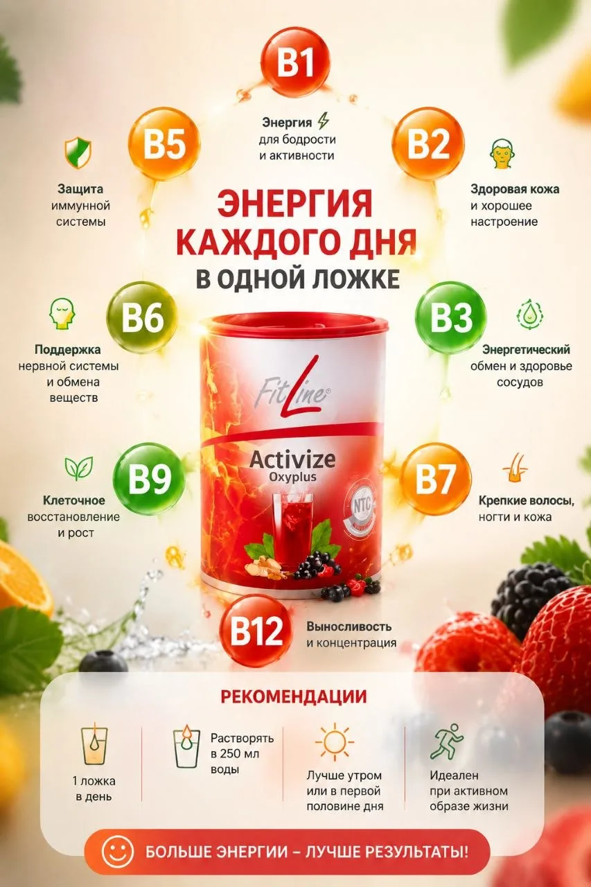 ​​ACTIVIZE — энергия, кислород и восстановление нервной системы!