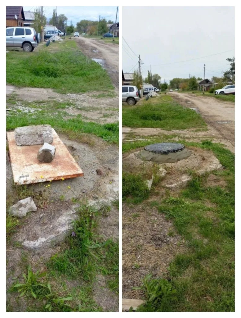 🛠️ В Заречной части города обновляют люки на водопроводных колодцах  В рамках программы по благоустр