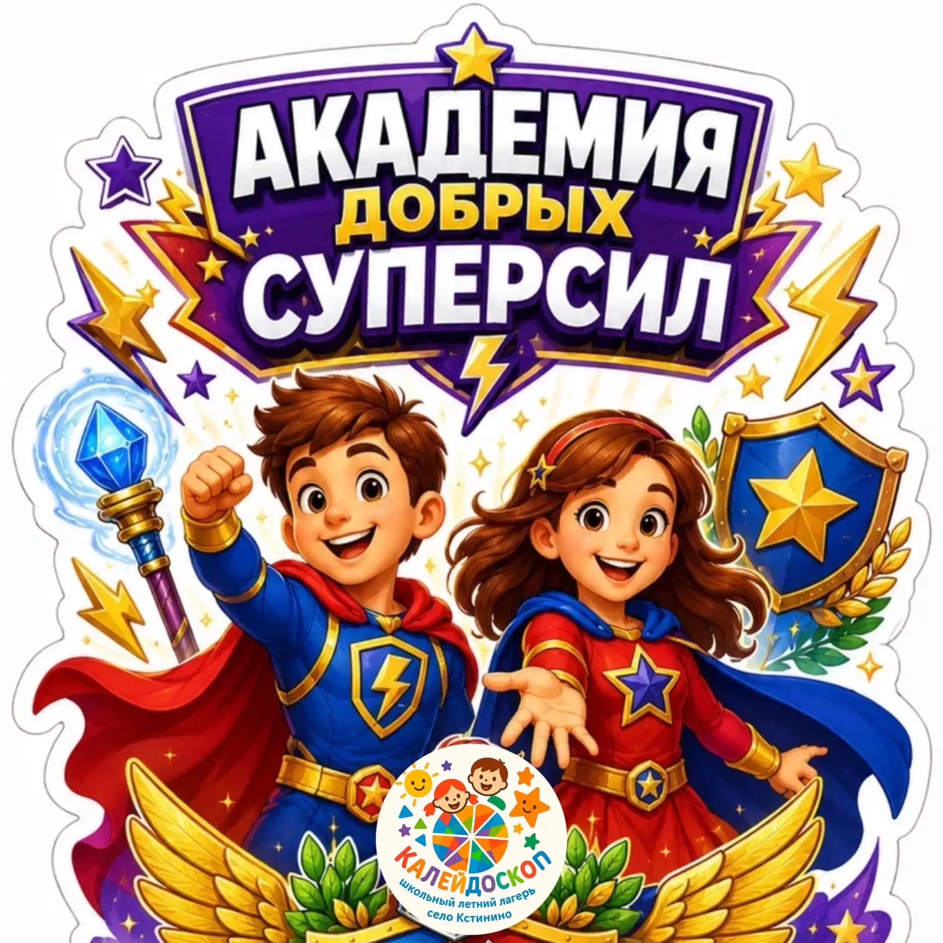 🎉💔 Вот и подошла к концу наша смена в «Академии добрых суперсил»!