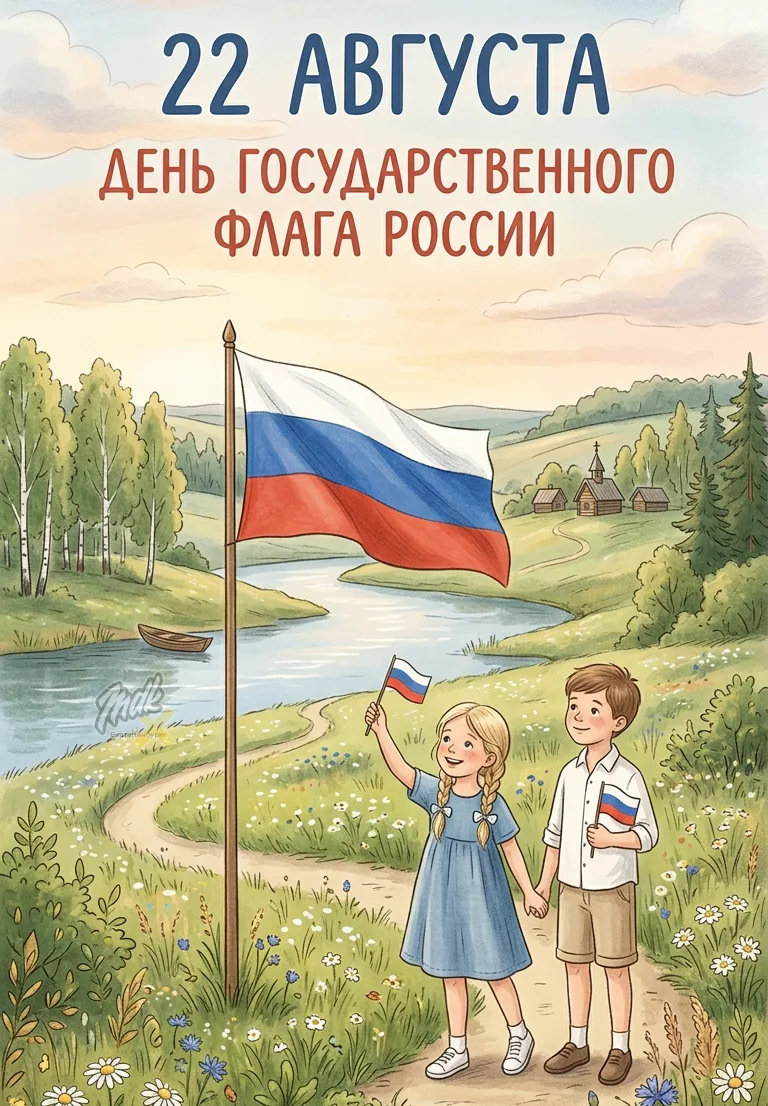 🇷🇺 Сегодня, 22 августа, отмечается День Государственного флага России!