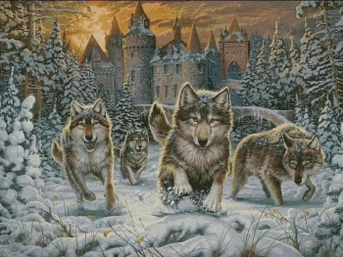 Стая волков.😍