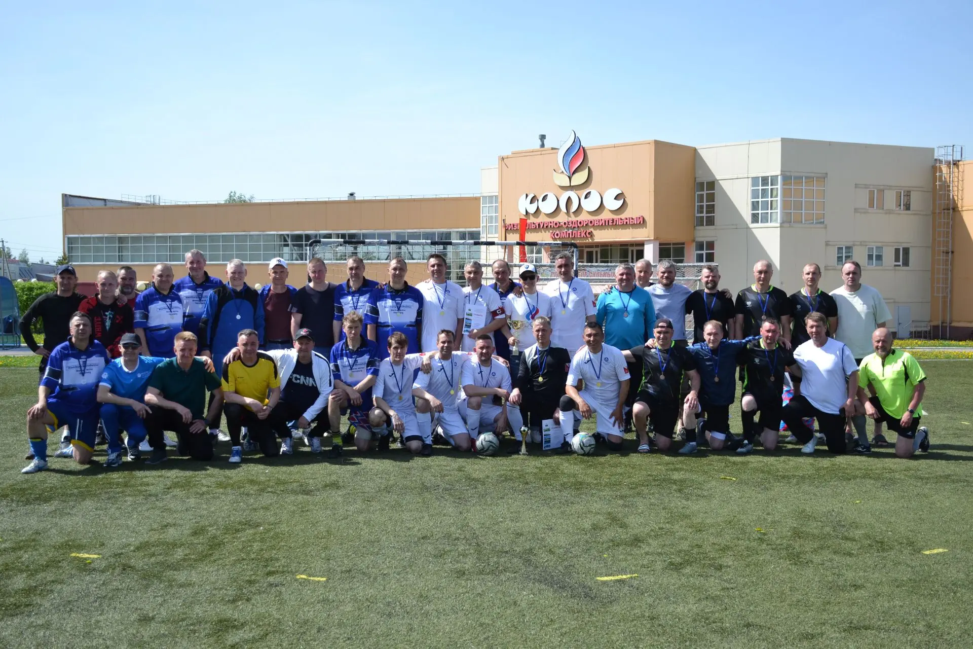 ⚽16 мая на футбольном поле прошёл турнир по футболу среди ветеранов,посвященный Великой...