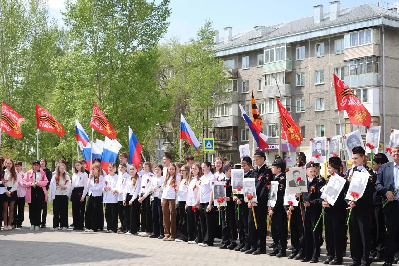 В канун великого праздника на Аллее Памяти воинов состоялась торжественная программа «Мы помним! Мы 