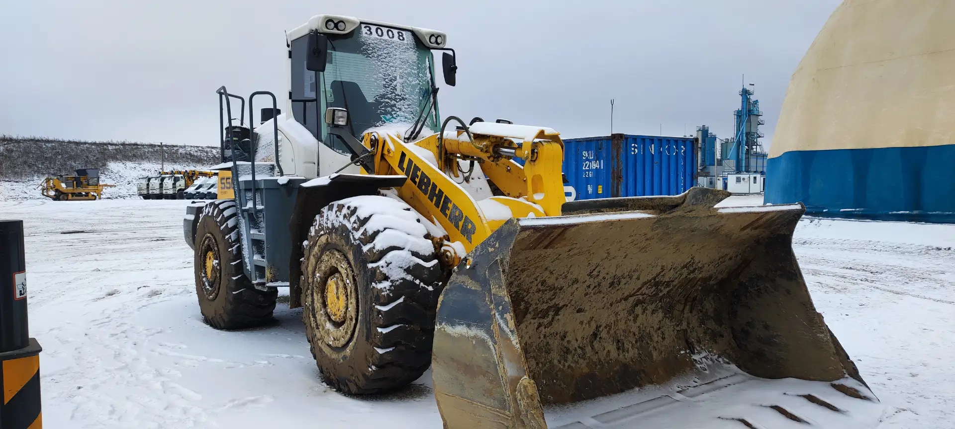 На переоснащение поступил:
Фронтальный погрузчик LIEBHERR

✅ Сделано:
🛠️ Замена Глонасс терминала
�