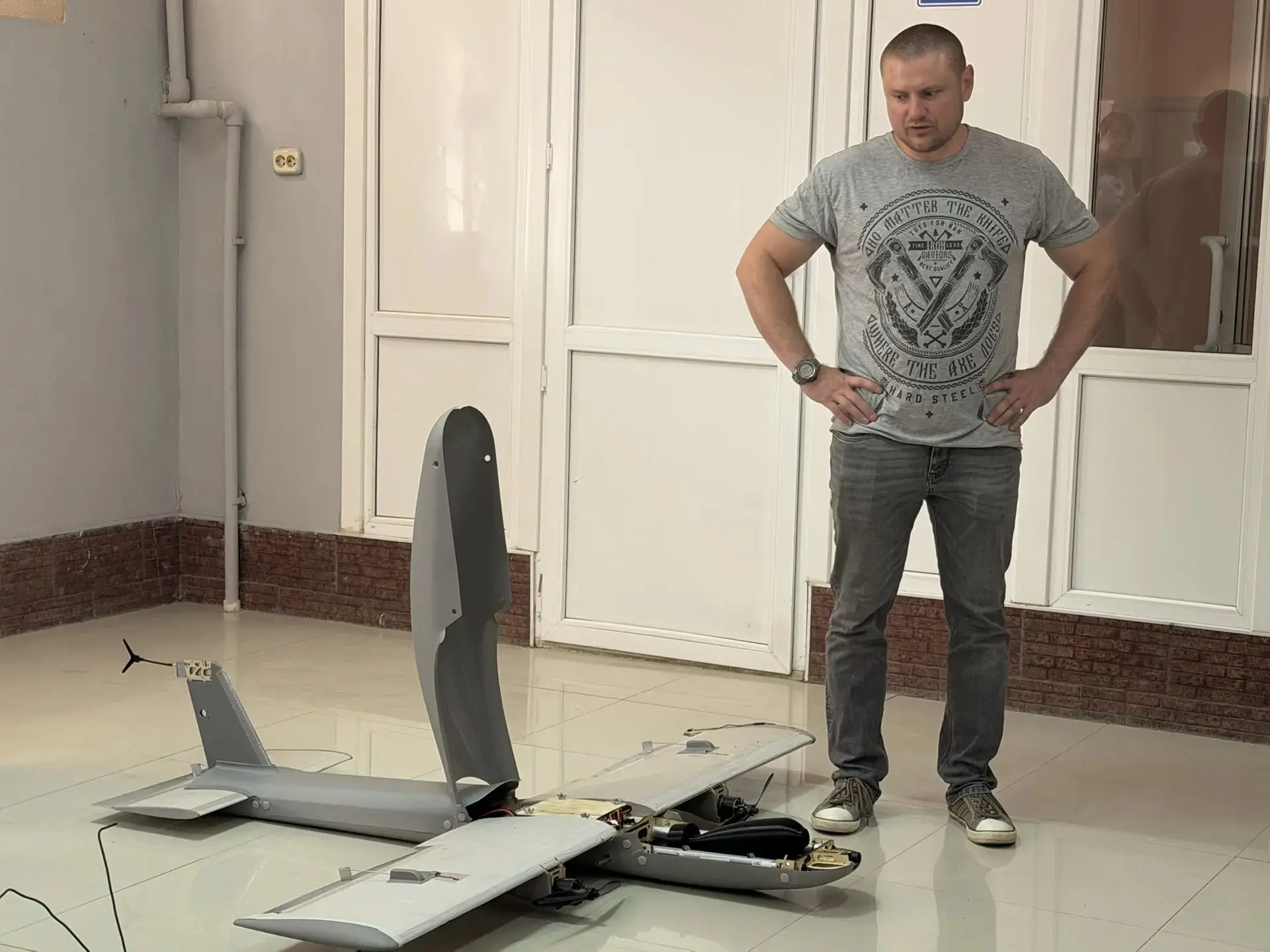 «Оператор коптера и взрывотехник: студент-заочник Игорь Меснянкин показал студентам войну будущего»
