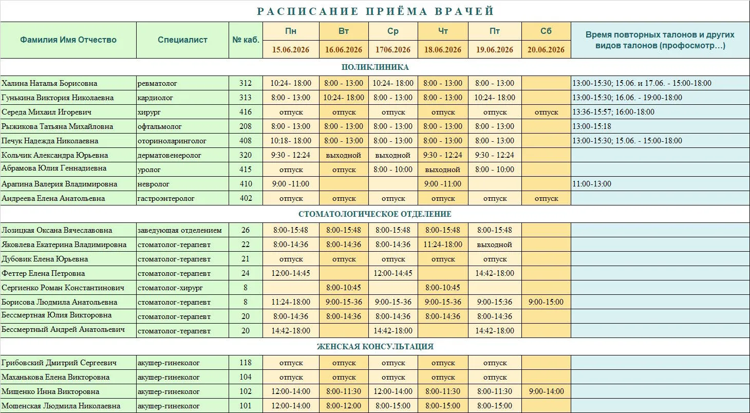 ➡️Приемная главного врача: +78563193162
➡️Приемное отделение: +78563193144
➡️Регистратура: +78563193