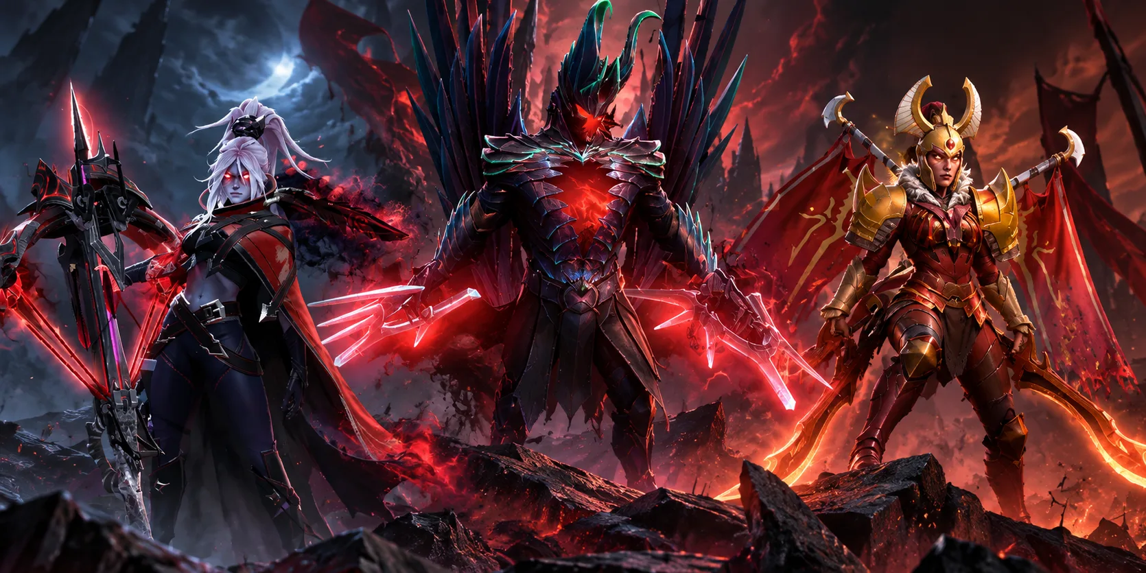 ↗️ Valve разделила арканы на Drow Ranger, Legion Commander и Terrorblade на несколько п...
