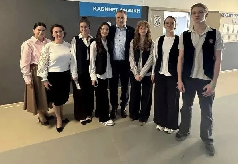 Сегодня команда президента Совета ученического самоуправления приняла  участие в запуске инновационн