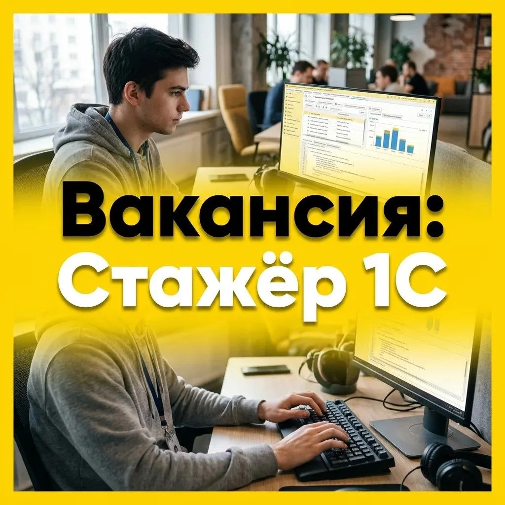 Вакансия: Внедренец/программист-стажёр 1С