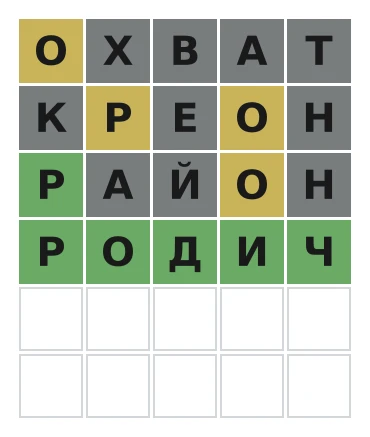 🏁 Слово из 5 букв — вчерашняя игра закрыта.