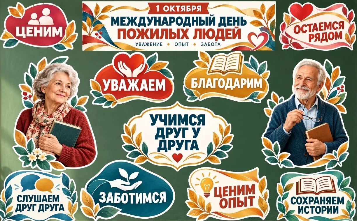 ✨ Добрые дела в преддверии Дня пожилого человека ✨