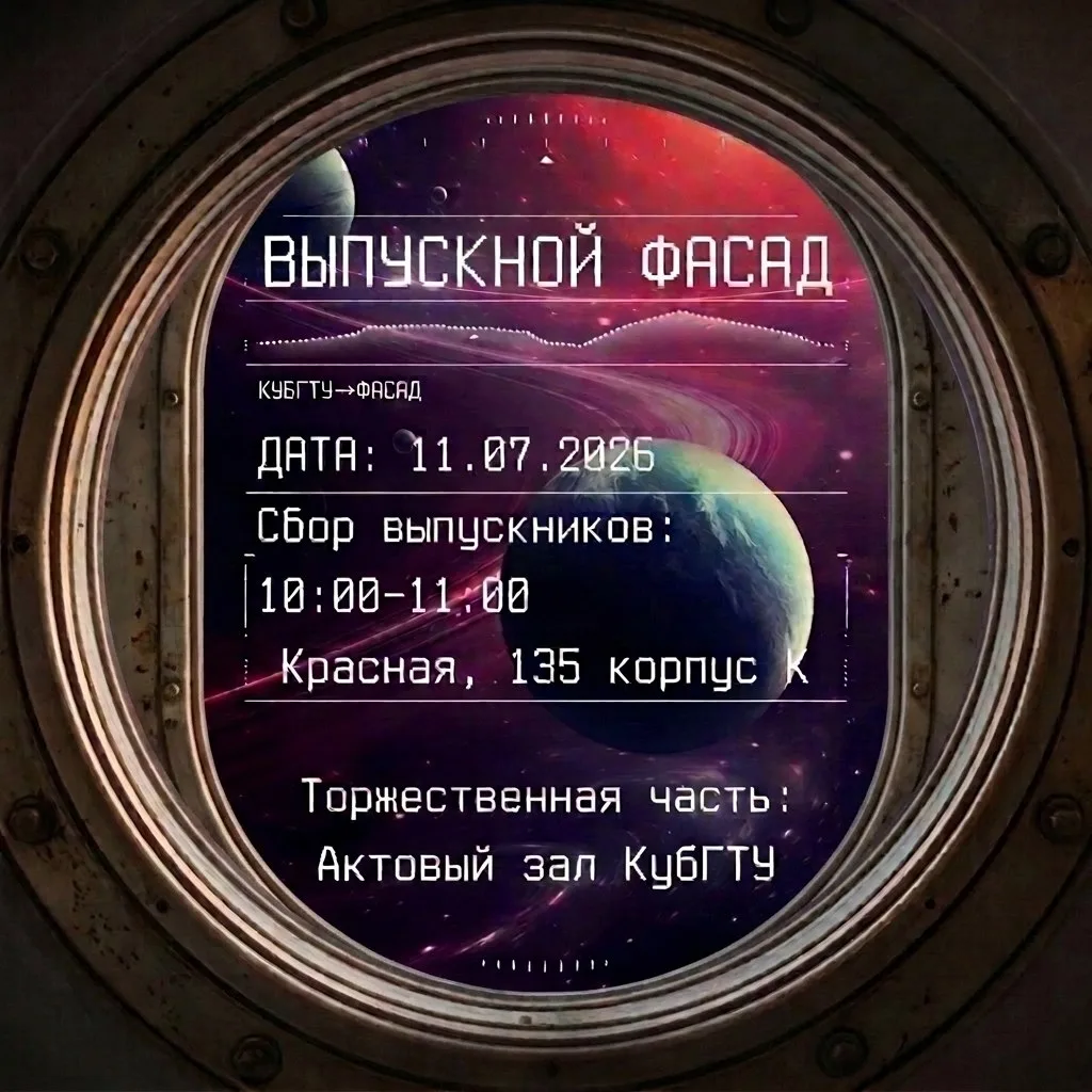 ВЫПУСКНОЙ ФАСАД 2026

Дорогие наши выпускники, мы с вами проделали огромный путь и вот мы на ФИНИШЕ!