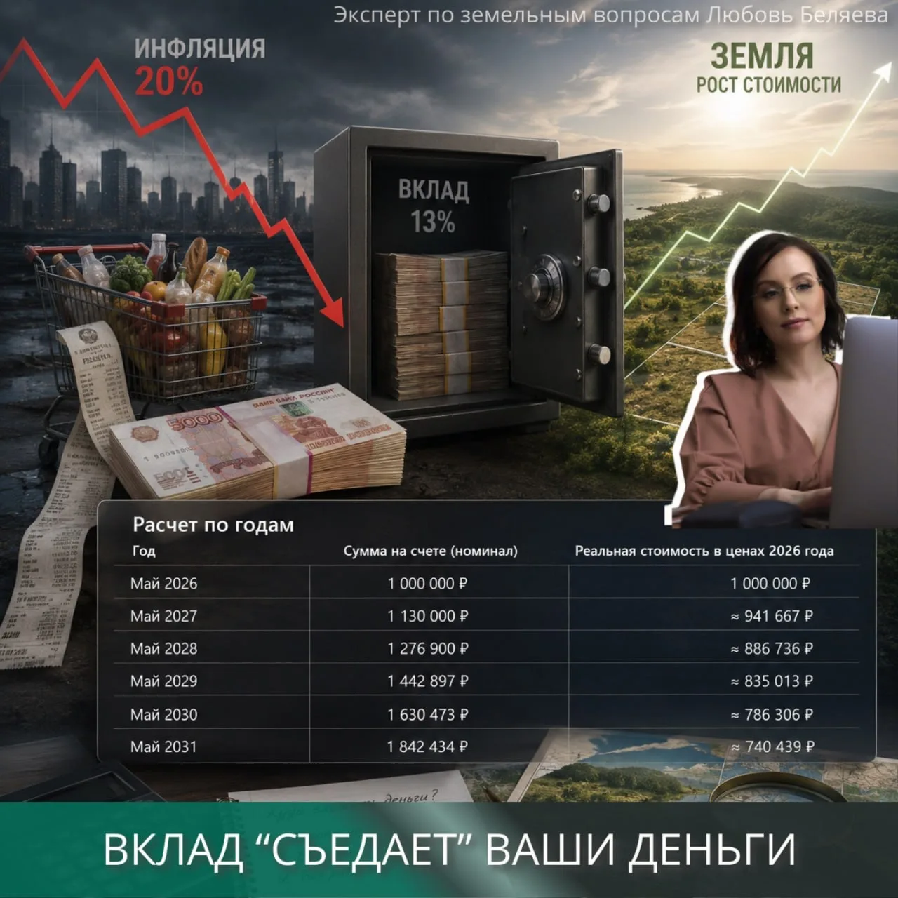 💸 Вклад “съедает” ваши деньги. И многие даже этого не замечают 😬