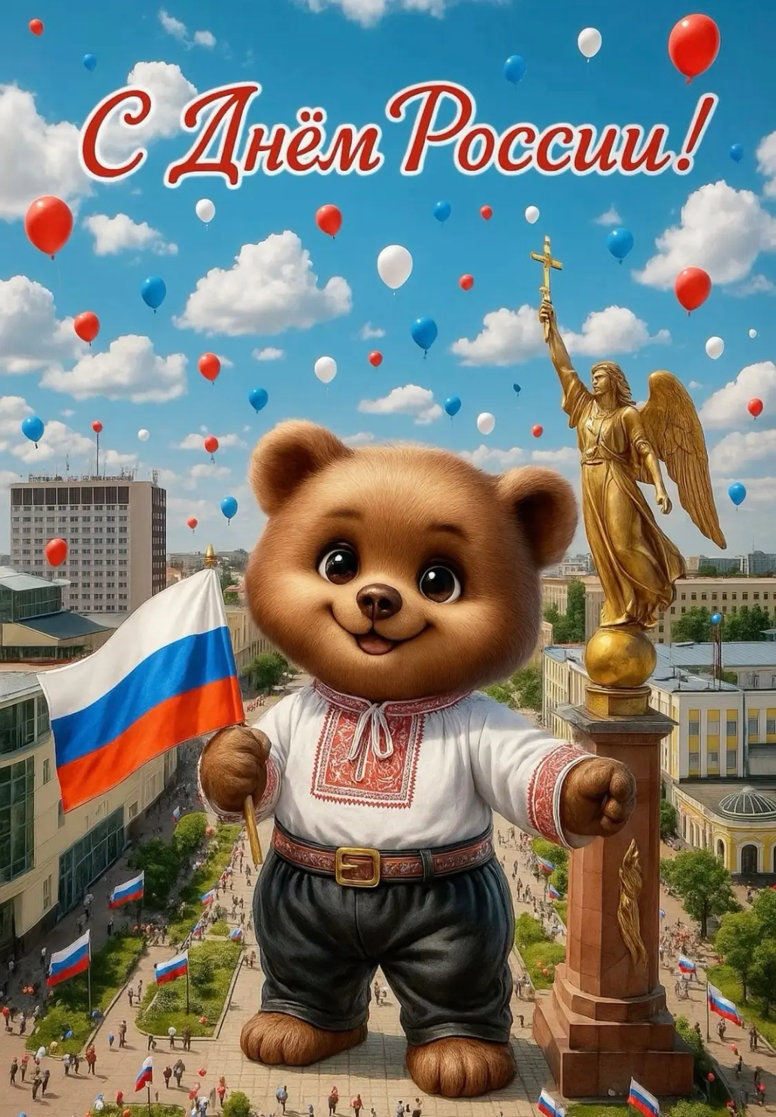Уважаемые друзья, жители и гости города!
Поздравляю вас с Днём России!
Этот праздник символизирует н