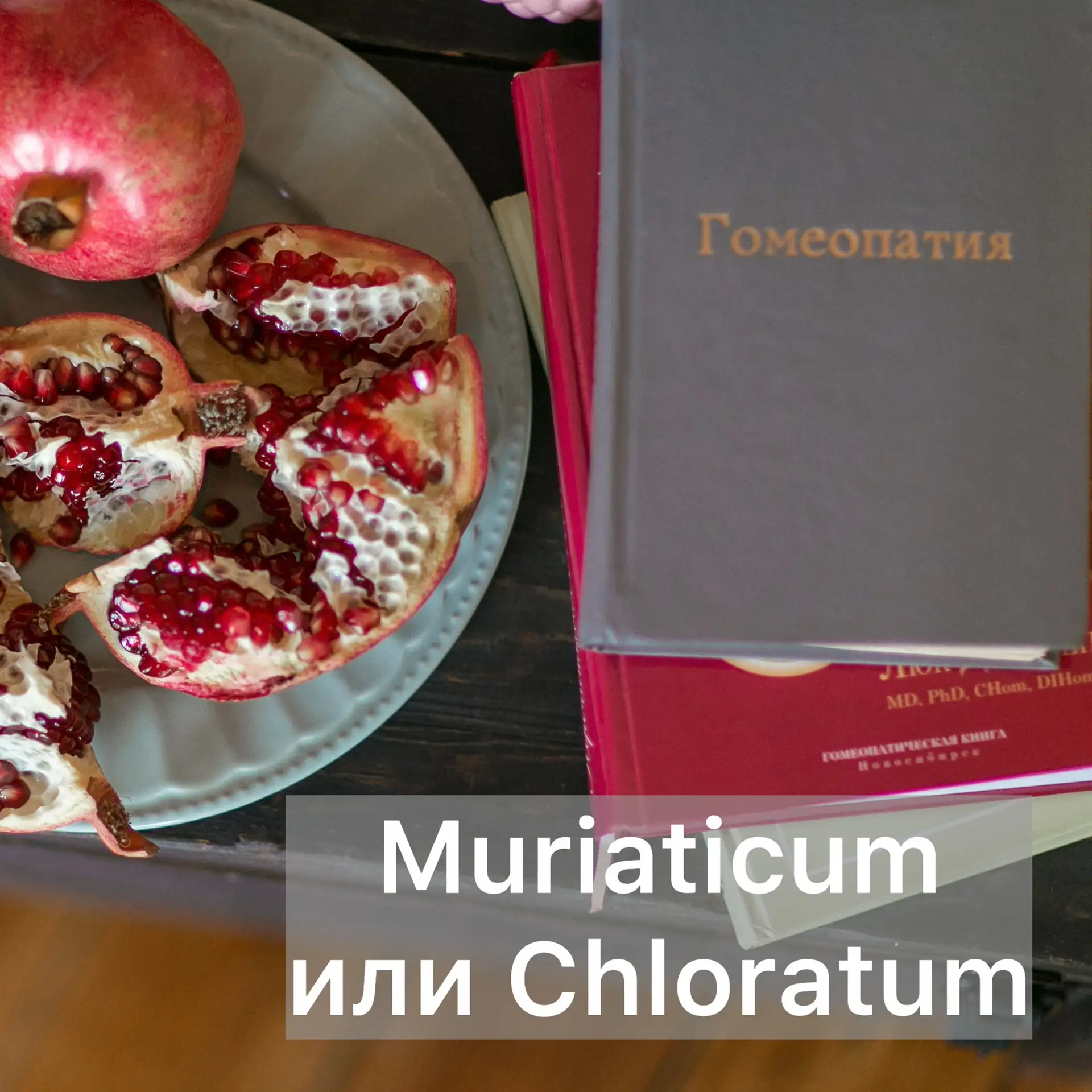 · "Muriaticum" (от лат. muria — "рассол", "соляной раствор") — это историческое, устаре...