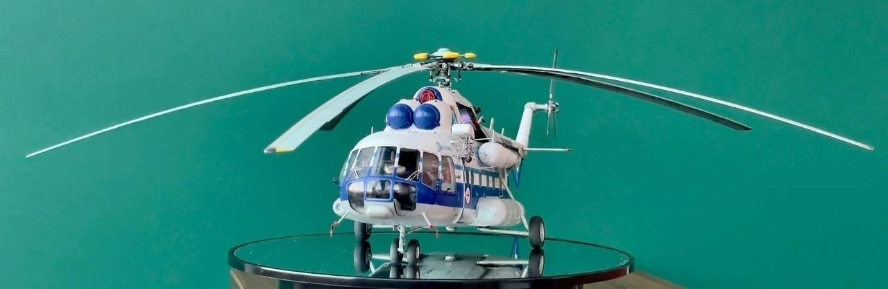 Ми-8
Масштаб: 1/48
Производитель: Звезда

Источник: https://vk.ru/masshtabnye_modeli

#МКХ_работы