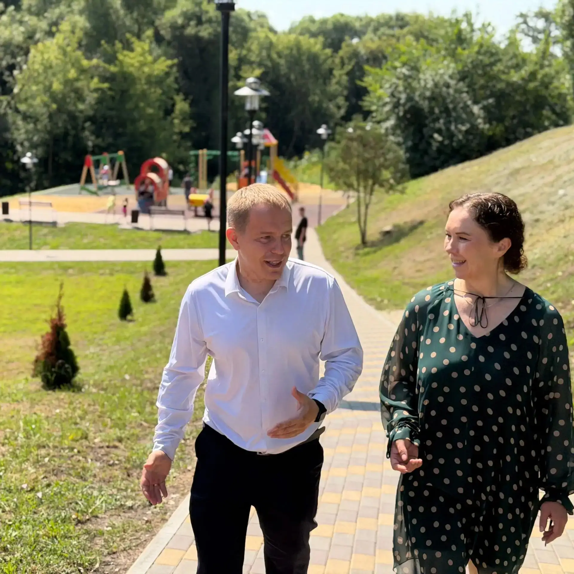 Село Волово. Нижний парк в этом году серьезно преобразился. У сельчан теперь есть вот т...