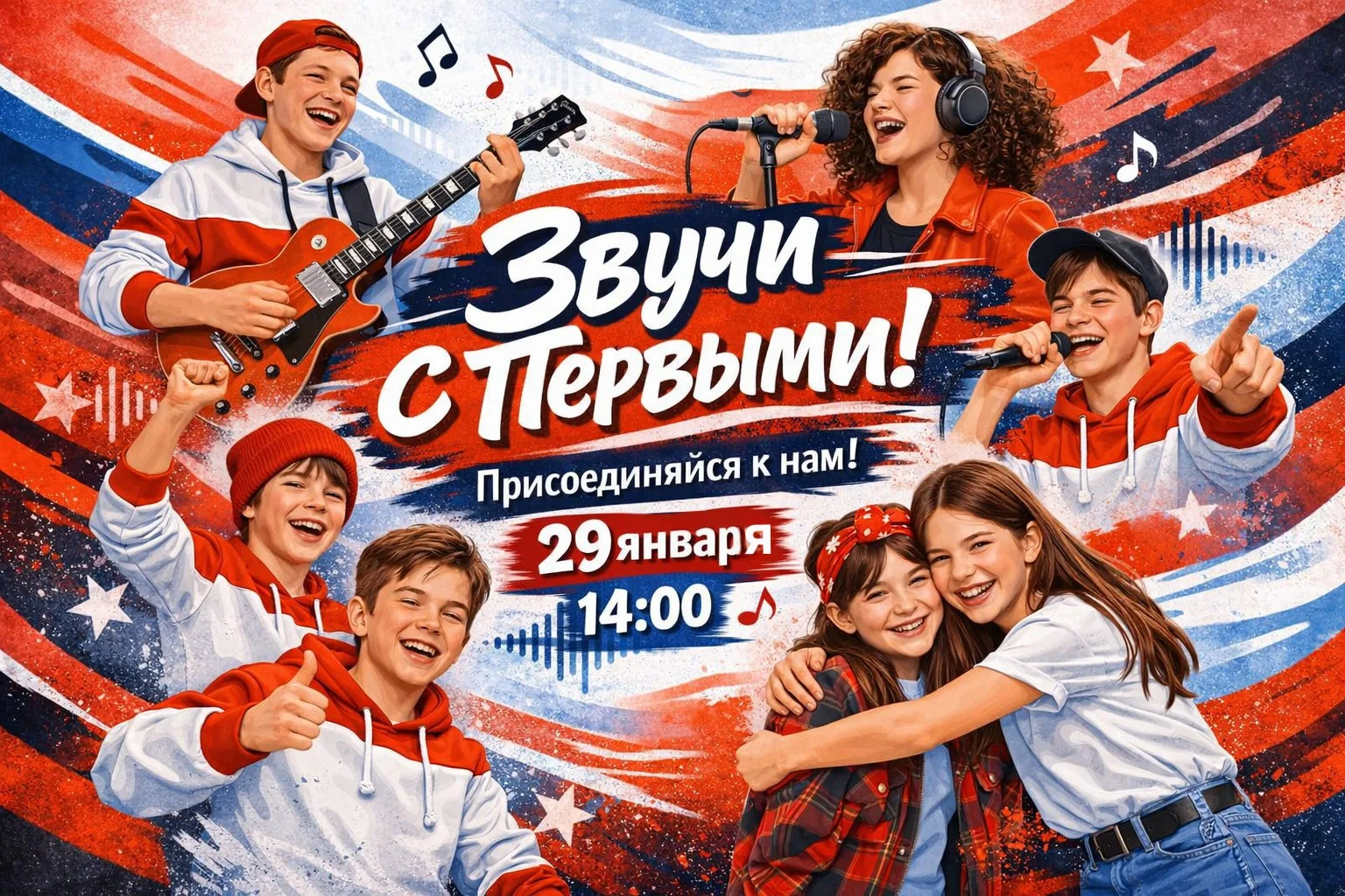 Голос есть у каждого! Приглашаем в «Хор Первых»! 🎵✨