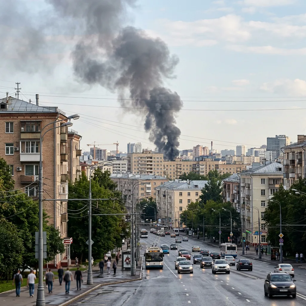 ⚡️ МОЛНИЯ 💥 В Москве произошел мощный взрыв, слышимый в разных частях города. Причины и последствия