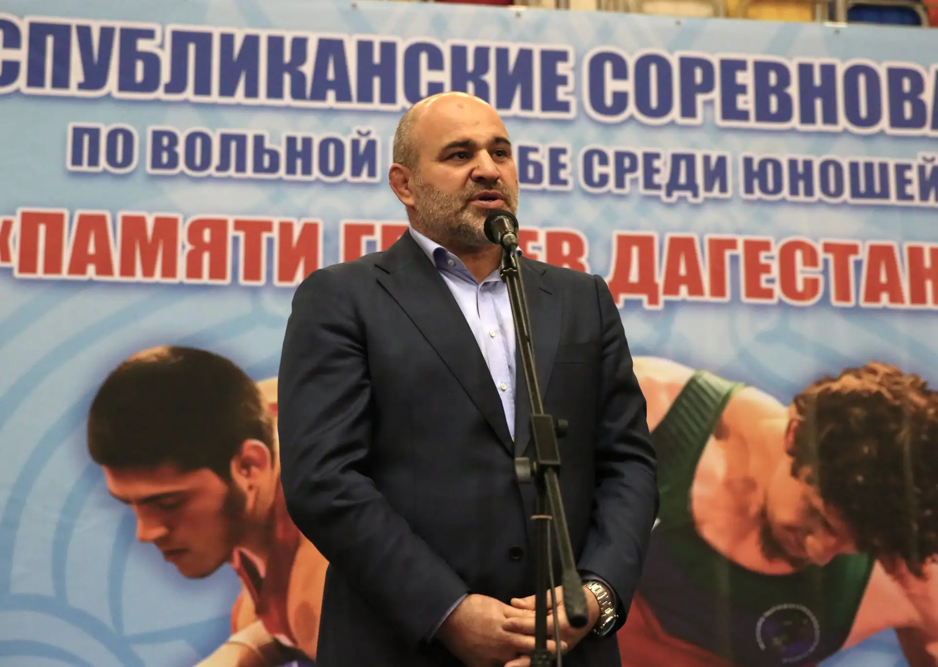 🤼В Каспийске, во Дворце спорта имени Али Алиева, проходит республиканский турнир по во...